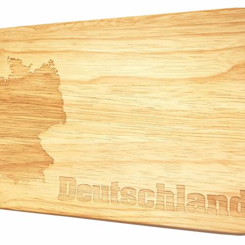 Brotbrett Deutschland Frühstücksbrett mit Gravur Servierbrett Schneidbrett Vesperbrett