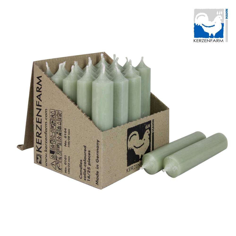 Stabkerzen Tischkerzen, 100 x 22mm in vielen Farben ideal für Resin und Keraflottprodukte