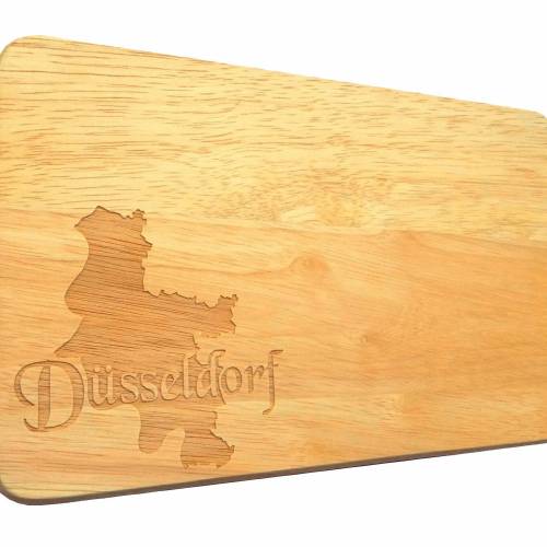 Brotbrett Düsseldorf NRW Gravur Holz Brotbrett Servierbrett Holzgravur