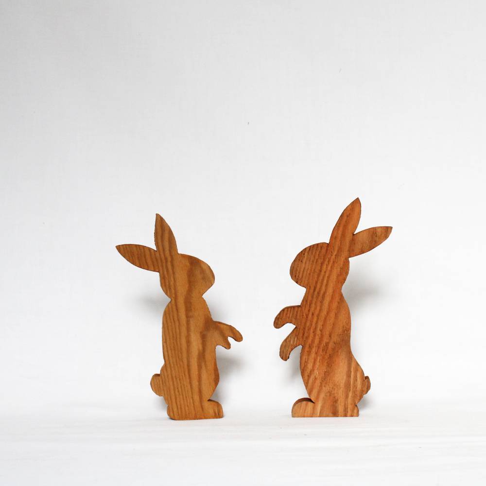 Osterhase, Altholzdekoration, Osterdekoration Bild 2