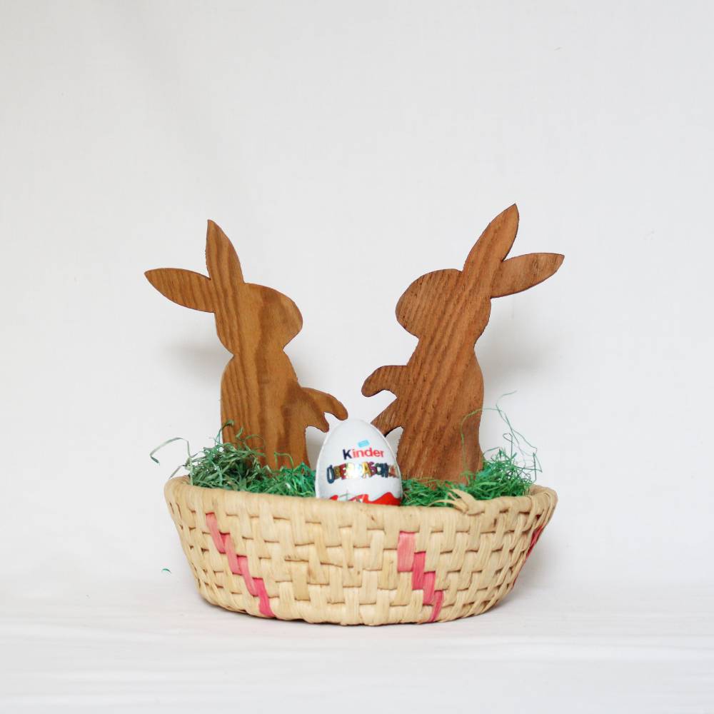 Osterhase, Altholzdekoration, Osterdekoration Bild 5