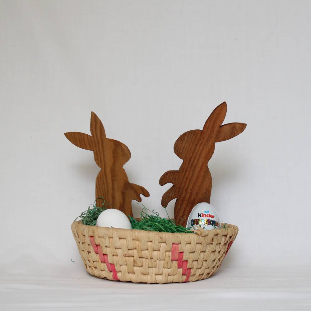Osterhase, Altholzdekoration, Osterdekoration Bild 6