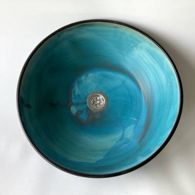 Waschbecken / Karibik Ø 32 cm Höhe 13,5 cm