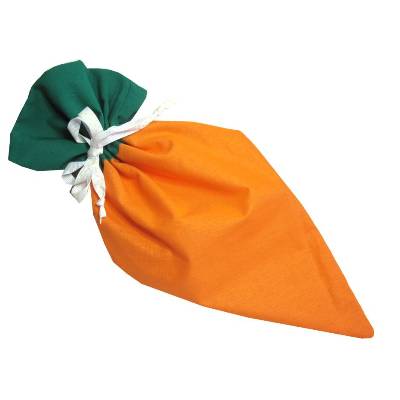 Frühling Ostern Geschenkbeutel Karotte – Baumwolle mit Tunnelzug, wiederverwendbar & waschbar