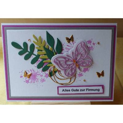 Glückwunschkarte  zur Firmung oder zur Jungendweihe Mädchen