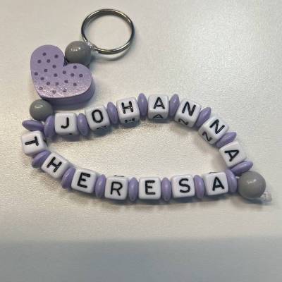 Schlüsselanhänger für zwei Namen