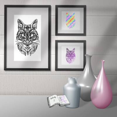 Digistamp cats