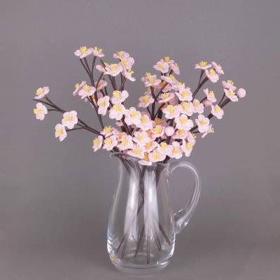 Häkelanleitung Kirschblüten - Zweige Frühlingsdeko für die Vase häkeln