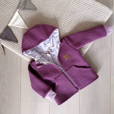 Walkjacke Gr. 80, beere
