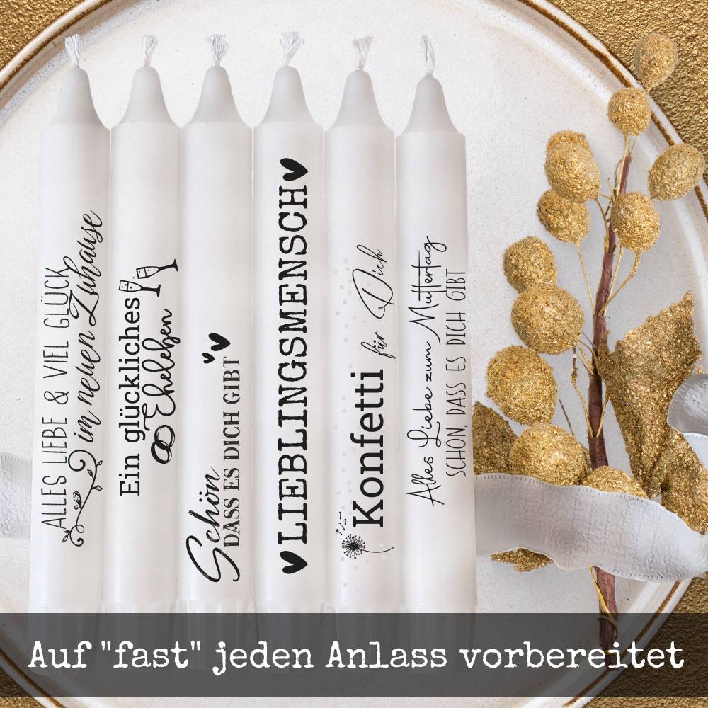 Kerzentattoos mit eigenem Text – personalisierbare Druckvorlagen für Ostern, Muttertag & Anlässe | PDF & Corjl Editierbar Bild 7