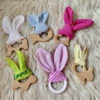 Stickdatei Knisterohren, Hasenohren, Baby Greifling