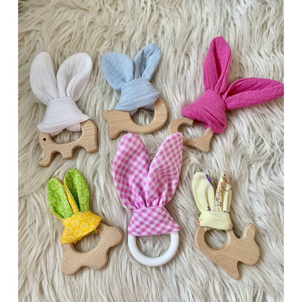 Stickdatei Knisterohren, Hasenohren, Baby Greifling Bild 7