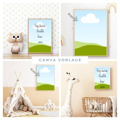 Mockup-Vorlage für Canva zum sofortigen downloaden 