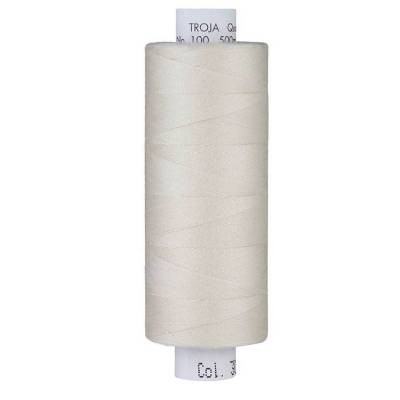 Troja Qualitätsnähgarn No.100 3000 Wollweiß 100 % Polyester 500 m 