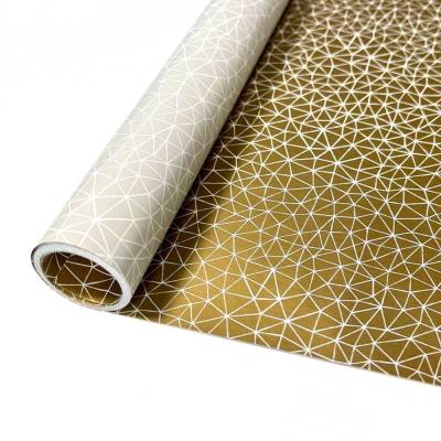 Geschenkpapier GRAU GOLD 3m Packpapier für Geschenkverpackungen 1 Rolle 50cm breit schlicht und chic gemustert