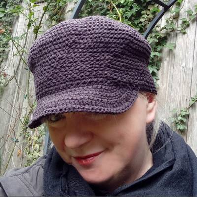 Häkelanleitung - Casquette "Lieselle Anders"- die etwas andere Schirmmütze - Cap - PDF