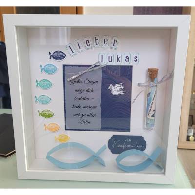 3D Bilderrahmen als Geldgeschenk für Konfirmation/Kommunion/Firmung, Stampin up