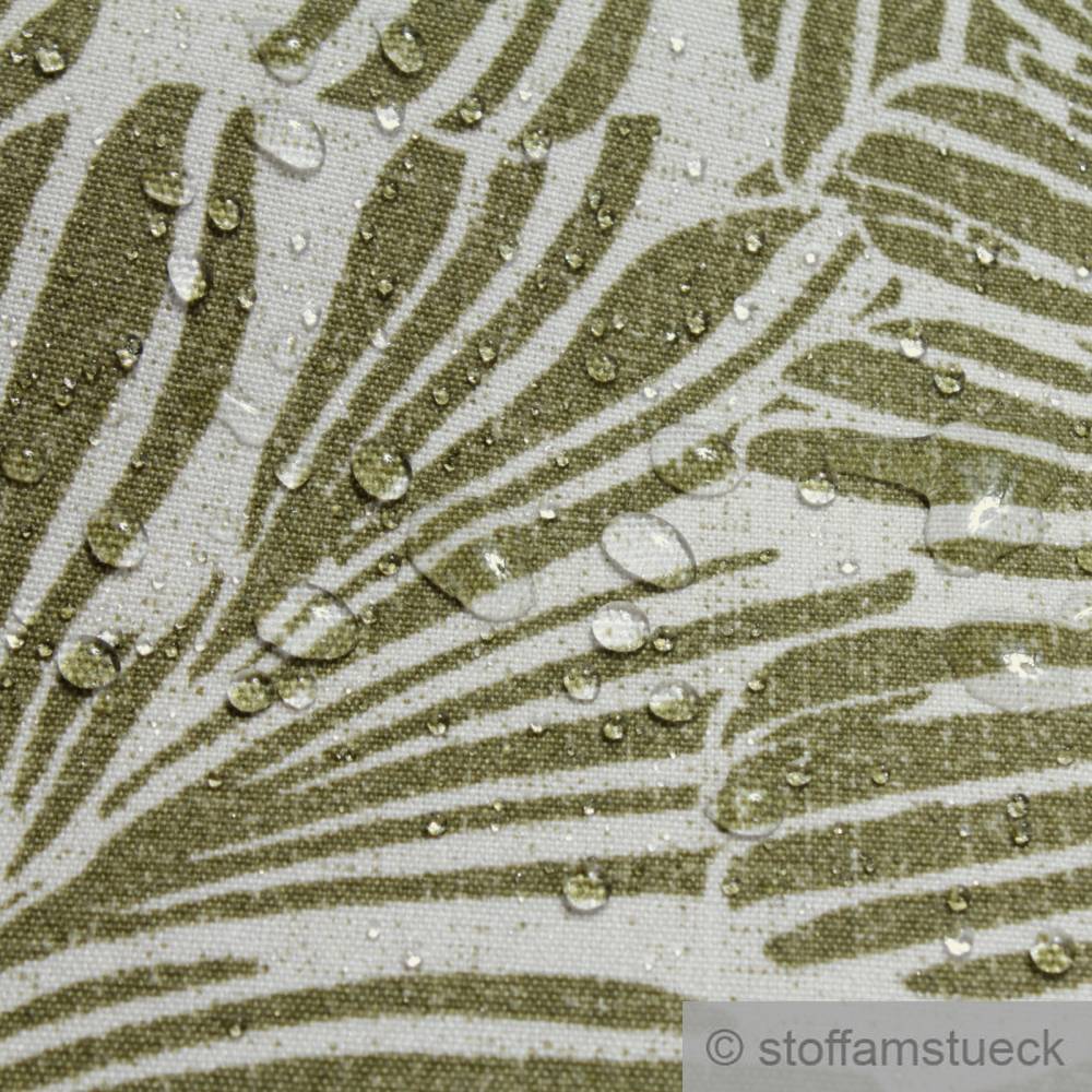 Stoff Dralon sand Monstera wasserabweisend outdoor Teflon beschichtet Blatt