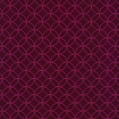 Westfalenstoffe Kopenhagen Bordeaux rosa Kreise 100% Baumwolle Webware Webstoff