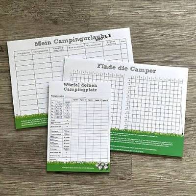 Camper Spiele-Set | Camping Spiele-Set | Spiele Camping | Camping Geschenk | Camper Geschenk  | Camper Gift