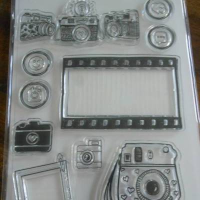 Clear Stempel Stamps Mix Fotografie Retro 