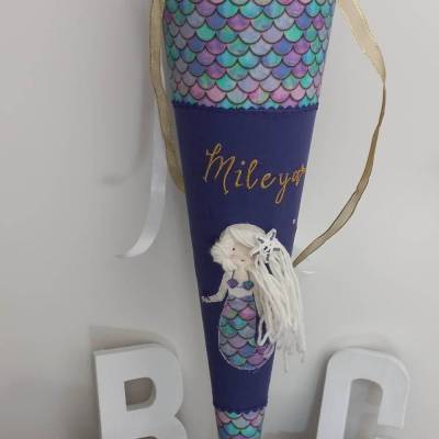 Schultüte Meerjungfrau 70cm