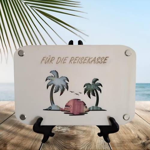 Geldgeschenk - Urlaub / Geld schenken / Geschenkverpackung / Geschenkidee / Verpackung für Geld / Geburtstagsgeschenk lu