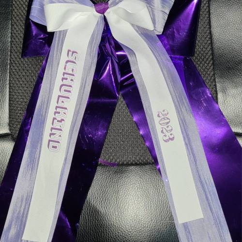 Schleife personalisiert + Schulanfang + Konfirmation + Kommunion + Taufe + Hochzeit + Geburtstag + Name + Farbwahl