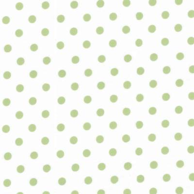 Westfalenstoffe Capri weiß grün große Punkte 100% Baumwolle Webware Webstoff