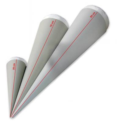 Schultüten-Bastelset  | Papprohling + Inlettkissen für Schultüte, Schultütenkissen, Zuckertüte