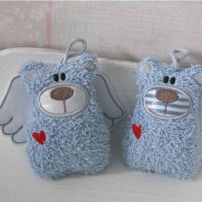 Kleines Schutzbärchen-Glücksbringer-Anhänger