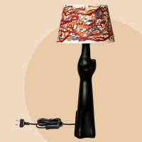 Katzenlampe | moderne Tischlampe | skulpturale Lampe in Form einer Katze für Fensterbank, HighBoard, Regal, Nachttisch