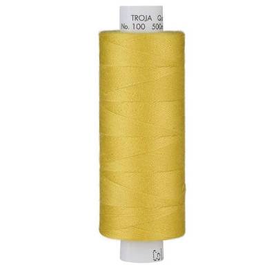Troja Qualitätsnähgarn No.100 0115 Zitrone gelb 100 % Polyester 500 m 