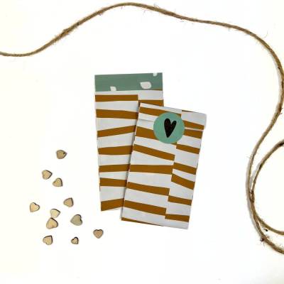 elegante Mini-Geschenktüten ABSTRAKT 5-50 Stück 7x13 cm Minitüte Minibeutel Schmuckbeutel Süßigkeiten