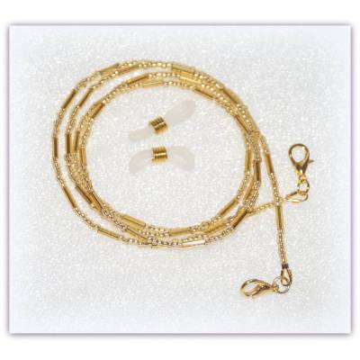Brillenkette goldfarben unisex, Brillenband, Sonnenbrillenband