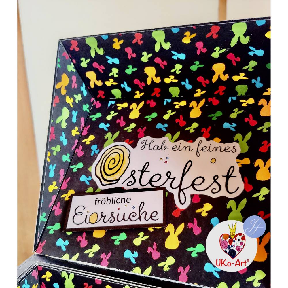 Digipaper "Hasen-Party" DIY Bastelpapier Motivpapier Nahtlosmuster Endlosmuster drucken, basteln Bild 4