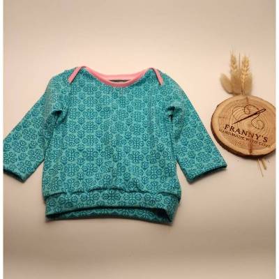 Langarmshirt Blumen aus Jersey