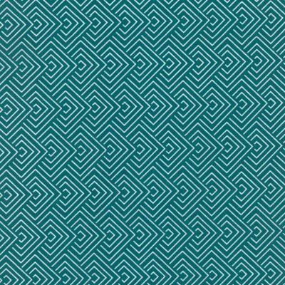 Westfalenstoffe Singapur petrol weiß Quadrate 100% Baumwolle Webware Webstoff 25cm x 150cm