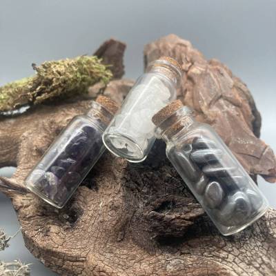 Kraft der Natur: Bergkristall, Hämatit & Amethyst für Lebenskraft pur