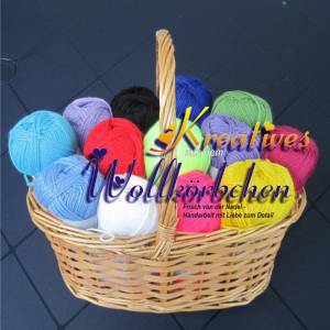Kreatives Wollkörbchen